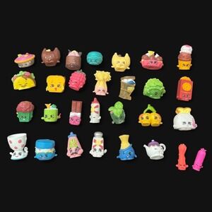 Shopkins Lot of 29 Figures Mixed Seasons Rare Ultra Rare Moose Toys No Duplicate